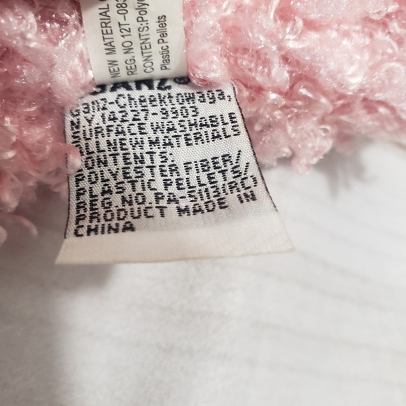 Ganz Webkinz Pink Poodle Dog 7" Plush Stuffed Animal HM107 No Code Tag - Picture 7 of 9